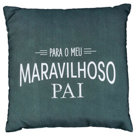 Imagem do produto Almofada 45x45cm Preta Maravilhoso Pai