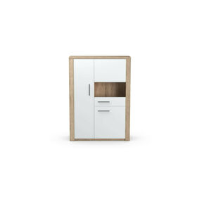 Imagem do produto Armário 107x40x149cm Cinza Nevoeiro