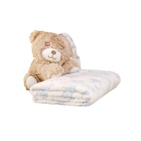 Imagem do produto Manta Casinha C/Ursinho Azul