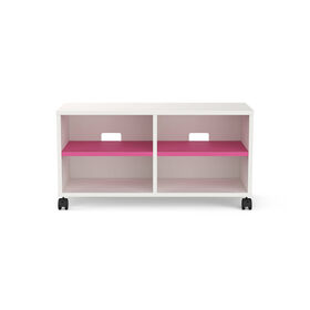 Imagem do produto Móvel de TV 90x35x47cm Branco e Rosa Play