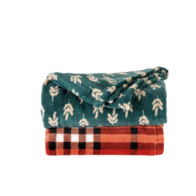 Imagem do produto Manta Coral 130x160cm Xadrez Vermelho Deep Rustic