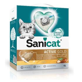 Imagem do produto Areia para Gato Aglomerante Active Gold