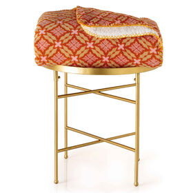 Imagem do produto Manta Borreguito 130x160cm Losangos Laranja Bohotanic