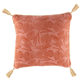 Imagem do produto Almofada Algodão 45x45cm Flores Rosa Bohotanic