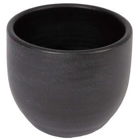 Imagem do produto Vaso Redondo Faiança 17cm Preto