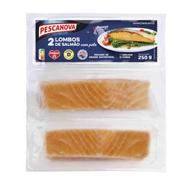 Imagem do produto Lombos de Salmão com Pele Ultracongelado