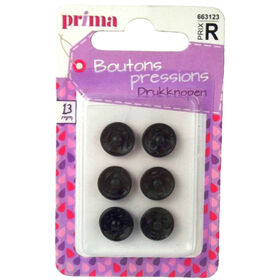 Botões Pressão 13mm Pretos product image