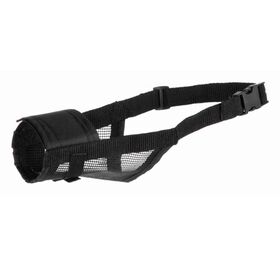 Imagem do produto Açaime Ajustável com Rede Nylon Preto L