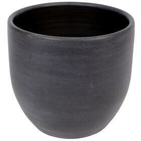 Imagem do produto Vaso Redondo Faiança 24cm Cinza