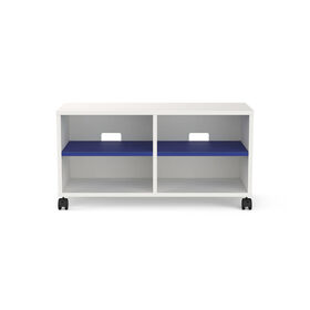 Imagem do produto Móvel de TV 90x35x47cm Branco e Azul Play