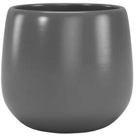 Imagem do produto Vaso Redondo Cerâmica 11cm Cinza Escuro