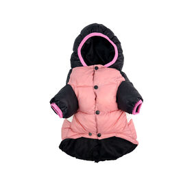 Anorak para Cão Stripes Rosa e Preto M product image