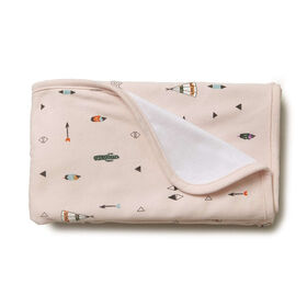 Imagem do produto Manta Allover Algodão 78x78cm Rosa