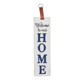 Imagem do produto Placa Decorativa Home 46x13cm Branca