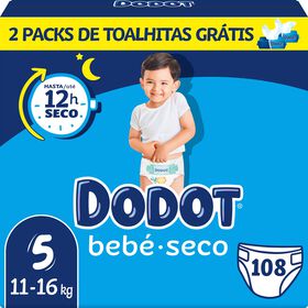 Box Fraldas Bebé Seco 11-16kg T5 + Toalhitas Grátis product image