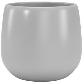 Imagem do produto Vaso Redondo Cerâmica 20cm Cinza Claro