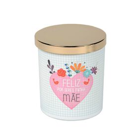 Vela em Copo com Tampa 165g Feliz por Seres Minha Mãe product image