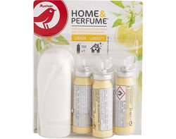 Imagem do produto ambientador auchan mini spray limão com recargas 3x15ml