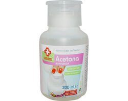 Imagem do produto acetona hidro com doseador perfefumada 200ml