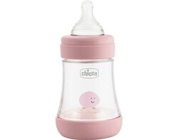 biberão chicco p5 silicone rosa om+ 150ml product image