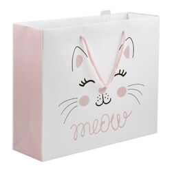 Imagem do produto saco presente auchan gato tamanho m