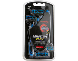 Imagem do produto máquina barbear cosmia men descartável 3 lâminas 4un