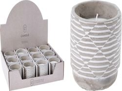 vela citronela decoração vaso cimento 8x8x7.5cm product image