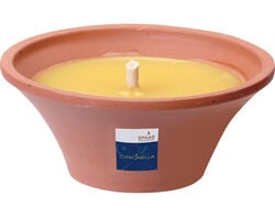 Imagem do produto vaso terracota pequeno vela citronella +-9h