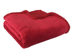 Imagem do produto manta coral/borreguito actuel vermelho 130x170cm sw