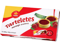 Imagem do produto tarteletes vieira de castro morango 192g
