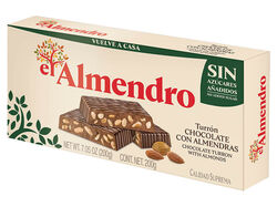 Imagem do produto torrão el almendro chocolate com amêndoas sem açúcar 200g