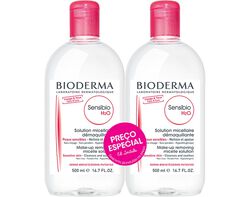 água micelar bioderma sensibio 2x500ml promoção product image