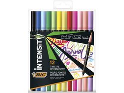 Imagem do produto marcadores colorir bic intensity dual tip 12un