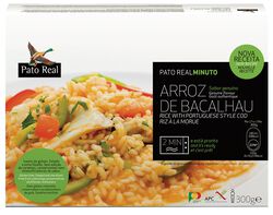 Imagem do produto arroz pato real minuto de bacalhau 300g