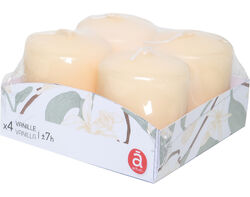 Imagem do produto 4 mini velas pilar actuel perfumadas baunilha