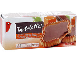 Imagem do produto tarteletes auchan chocolate caramelo 127g