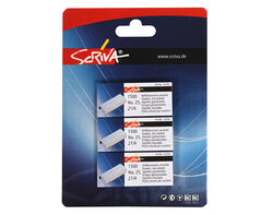 Imagem do produto agrafos n25 21/4 scriva caixa 1500 agrafos pack 3 unidades