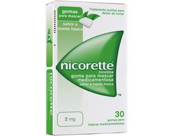 Imagem do produto gomas nicorette menta fresca 2mg 30un