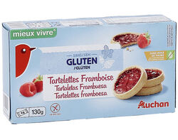 Imagem do produto tartelete auchan sem glúten framboesa 130 g