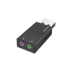 Imagem do produto adaptador áudio hama 00200323 placa som usb