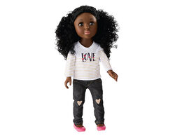 boneca com caracóis one two fun love to style 46cm product image