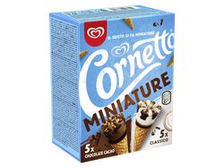 gelado multipack cornetto mini clássico chocolate 10un product image