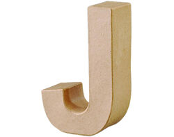 letra papel j mache 17cm product image