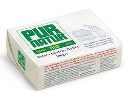 Imagem do produto manteiga pur natur biológica sem sal 200g