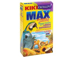 Imagem do produto alimento para papagaio e caturra kiki max menu 400g