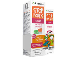 Imagem do produto loçao stop piolhos e lendeas+pente 2x100ml 50% de