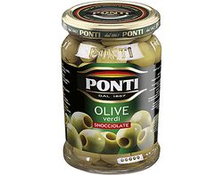 Imagem do produto azeitona verde ponti s/caroço 290(130)g
