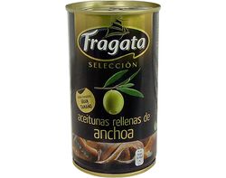 Imagem do produto azeitona verde fragata recheadas c/anchova 350(150)g