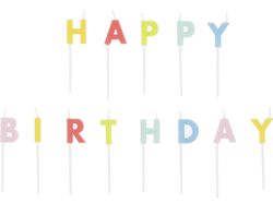 vela de aniversário actuel "happy birthday" product image