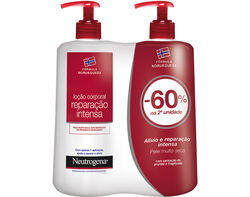 Imagem do produto loção neutrogena corpo rep. intensa 2x750ml -60% 2ºun